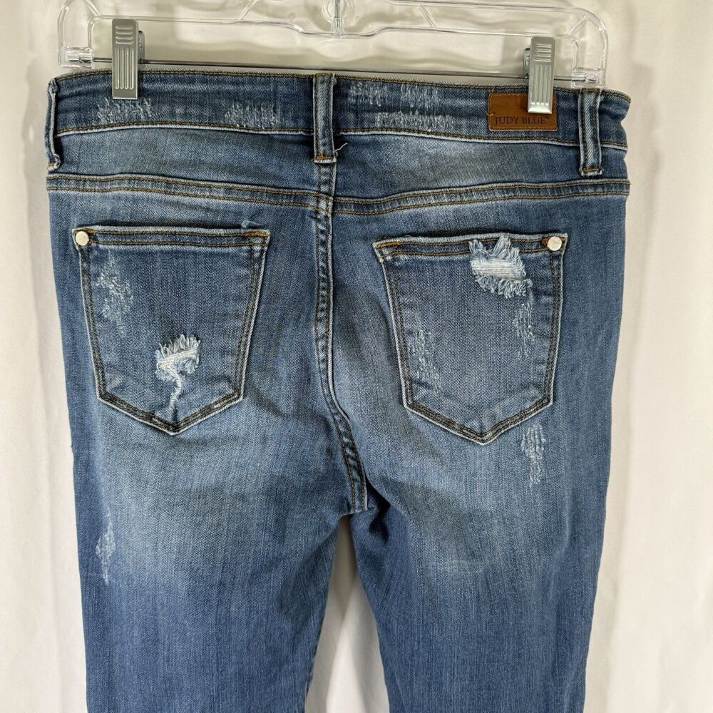 Judy Blue Skinny Fit Jeans Women's 9 29 Medium Wash Blue Denim Cotton Blend - Picture 11 of 13